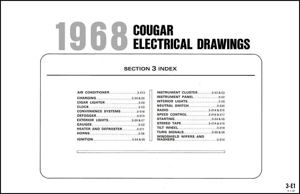 Diagram 1991 Cougar Fuse Diagram Wiring Schematic