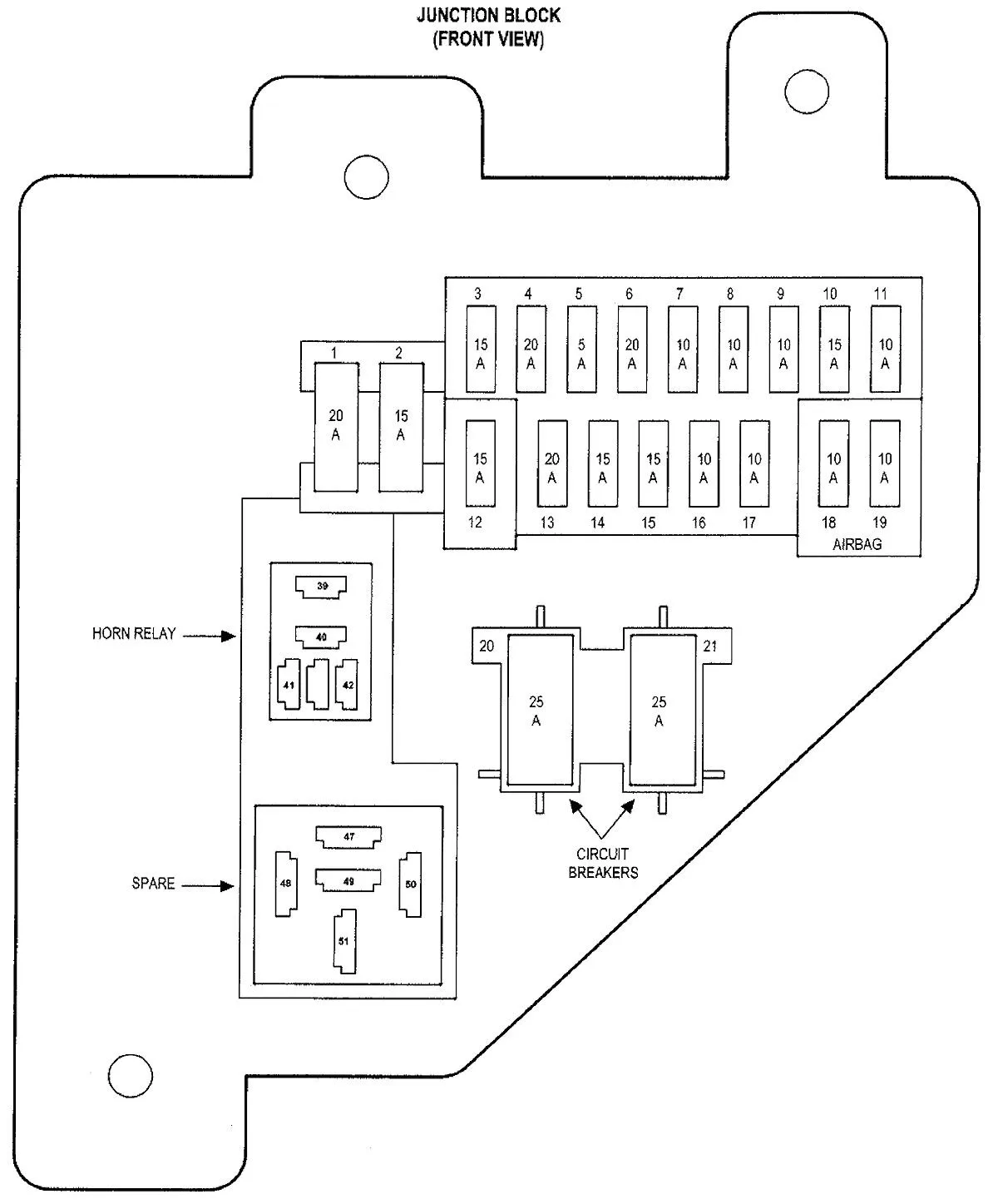 Diagram 1991 Dodge Dakota Fuse Box Diagram