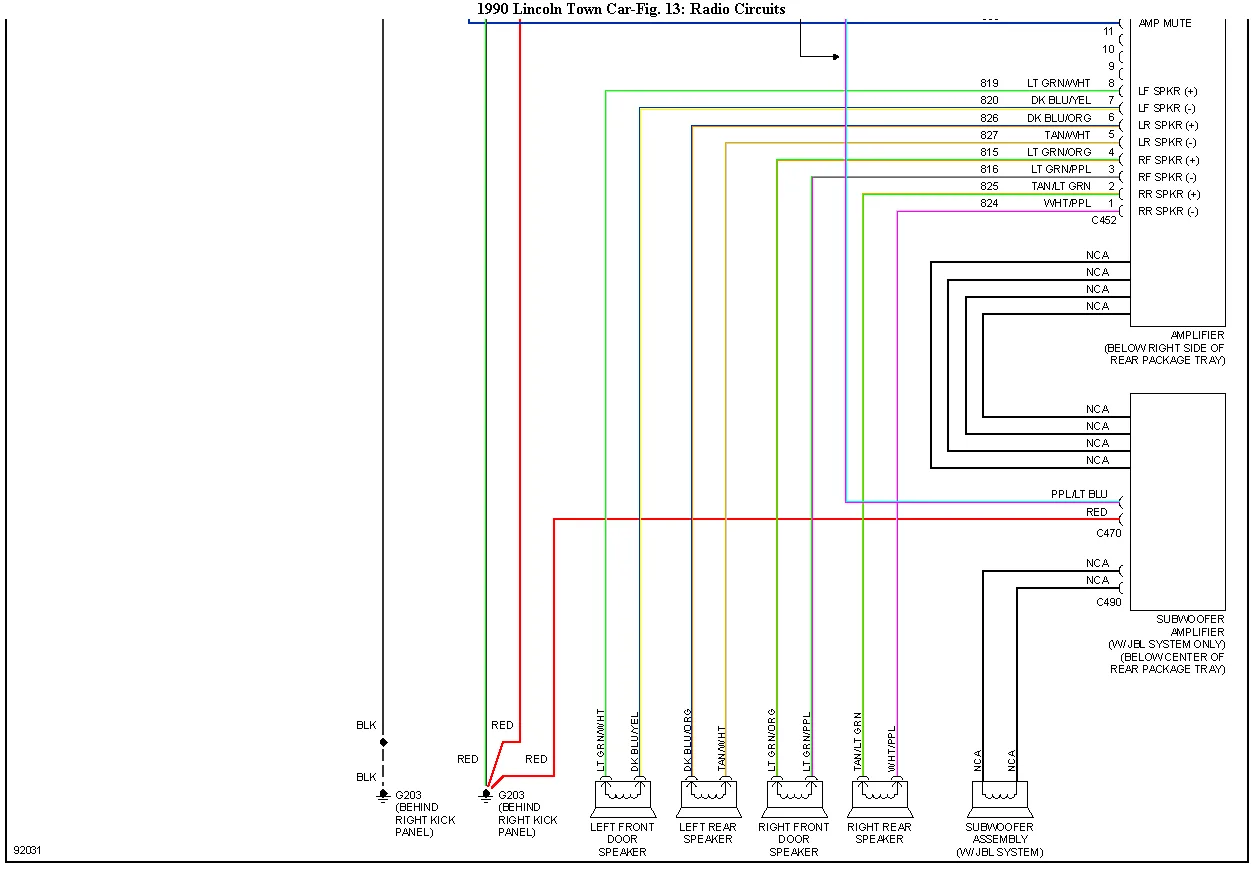 Diagram 1991 Lincoln Town Car Stereo Wiring Diagram Full Version Hd Quality Wiring Diagram