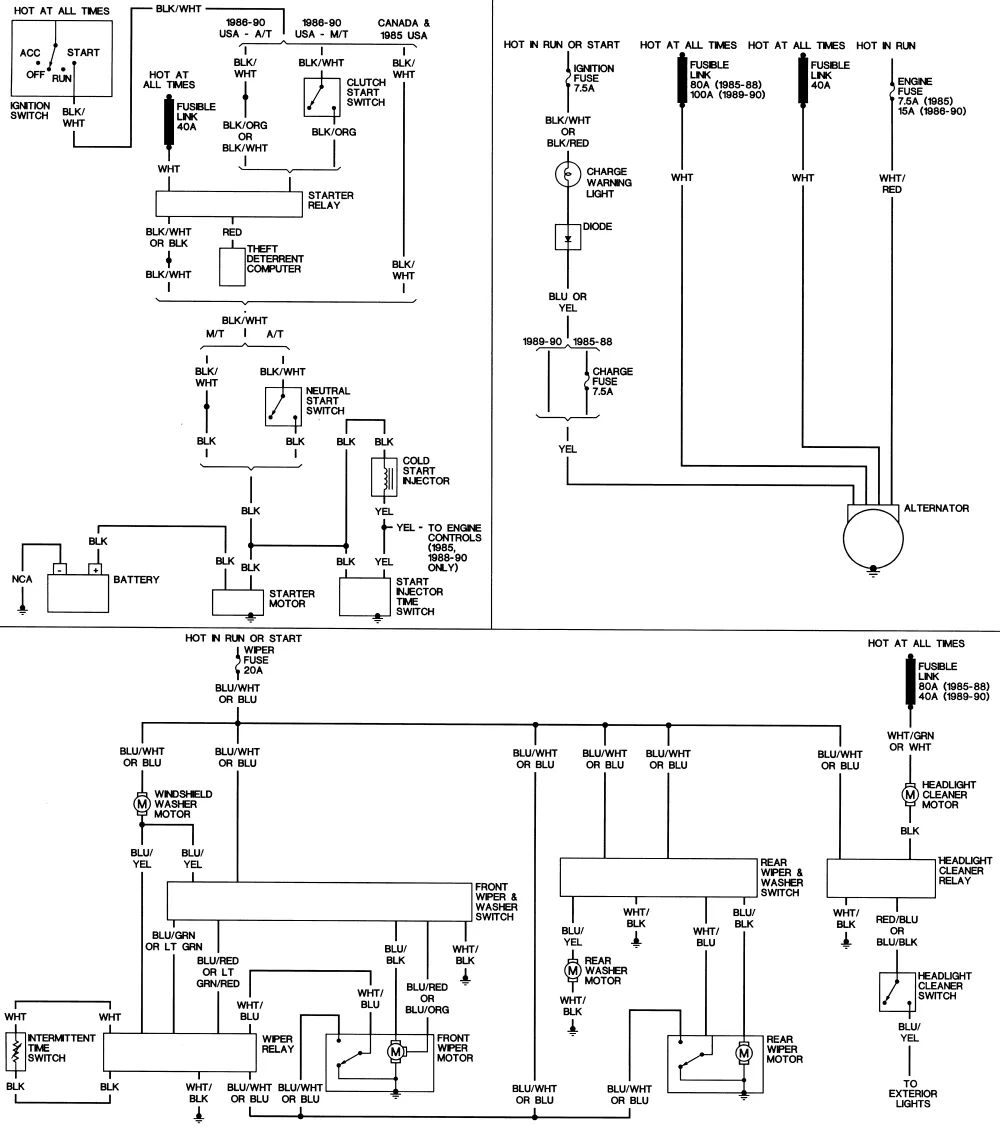Diagram 1991 Toyota Camry Wiring Diagram Cressida Electrical