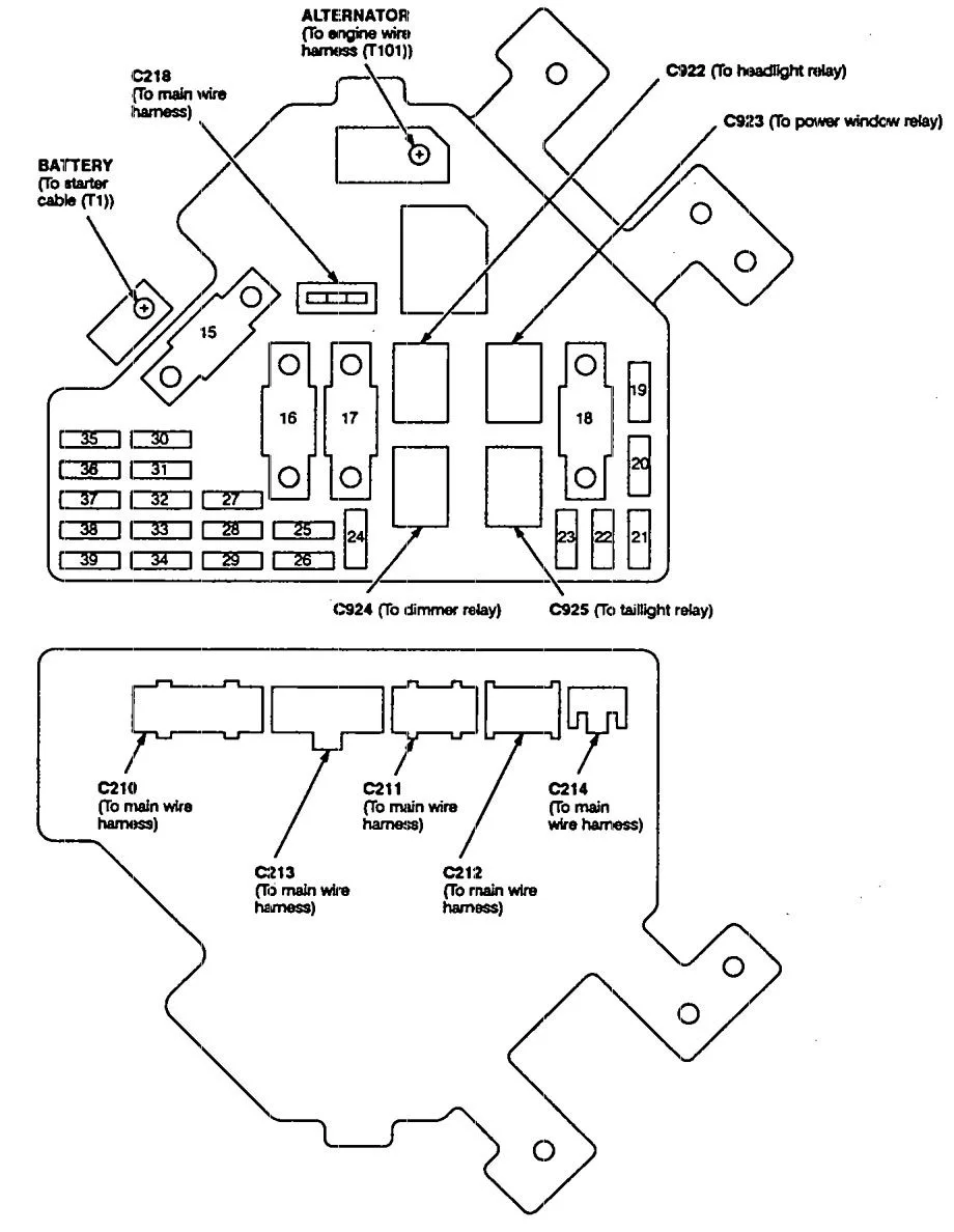 Diagram 1992 Acura Vigor Fuse Diagram