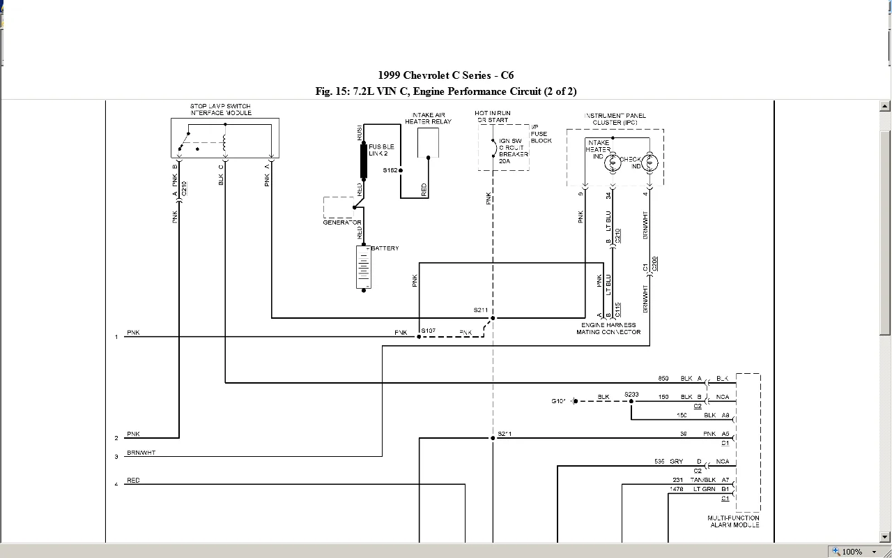 Diagram 1992 Chevrolet Kodiak Wiring Diagram