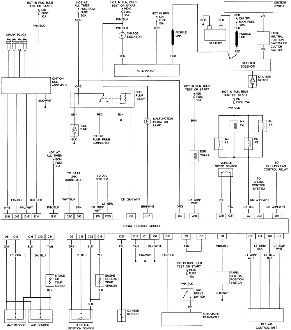 Diagram 1992 Chevrolet Lumina Wiring Diagrams