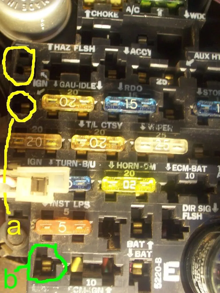 Diagram 1992 Chevy Truck Fuse Diagram