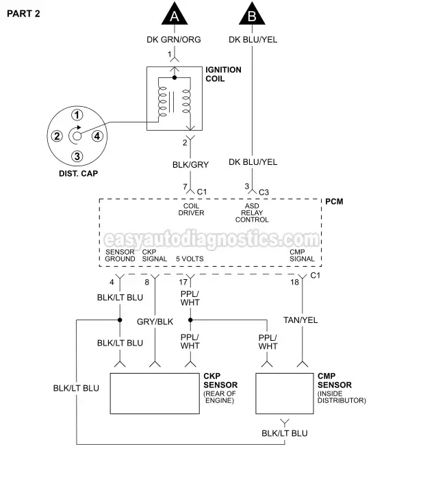 Diagram 1992 Dodge Dakota Ignition System Wiring Diagram