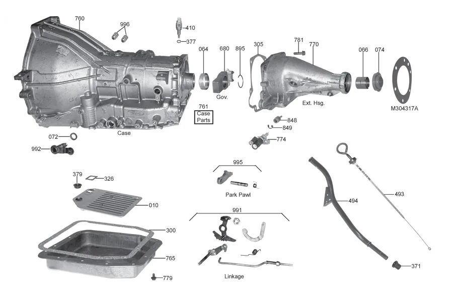 Diagram 1992 Ford Aod Transmission Diagram