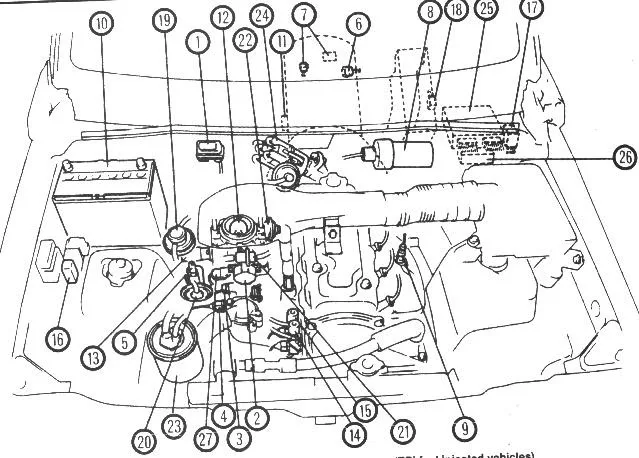 Diagram 1992 Geo Metro 1 0 Engine Diagram