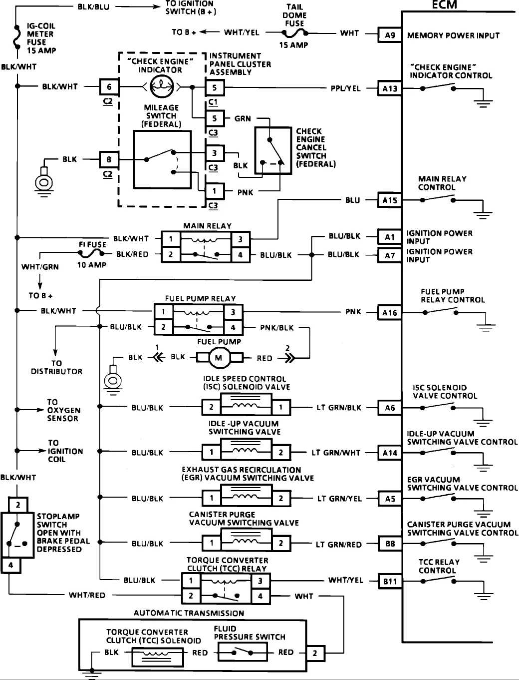 Diagram 1992 Geo Tracker Fuel Injector Wiring Diagram