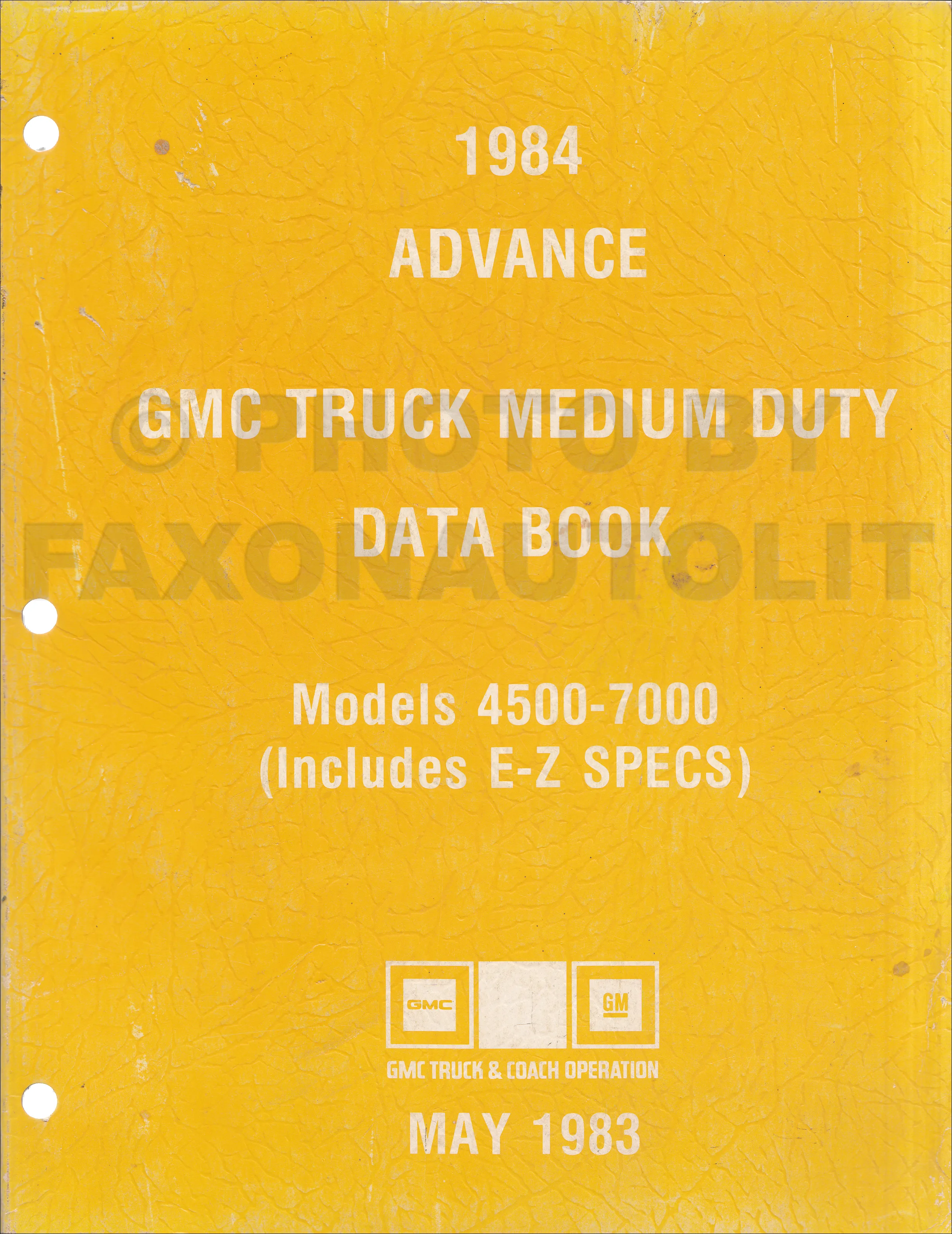 Diagram 1992 Gmc 7000 Wiring Diagram