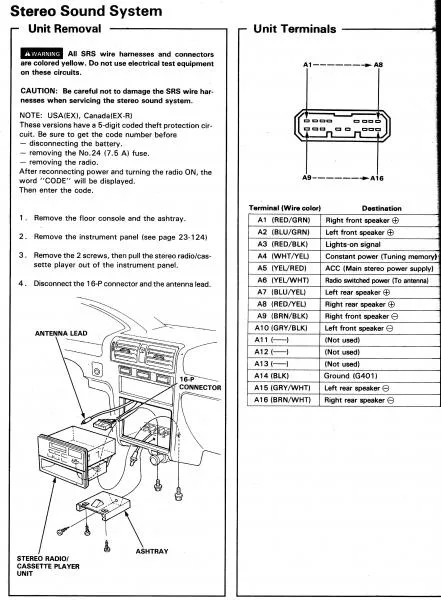 Diagram 1992 Honda Civic Ex Wiring Diagram