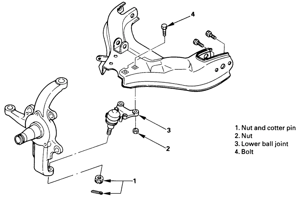 Diagram 1992 Isuzu Rodeo Front Axle Diagram