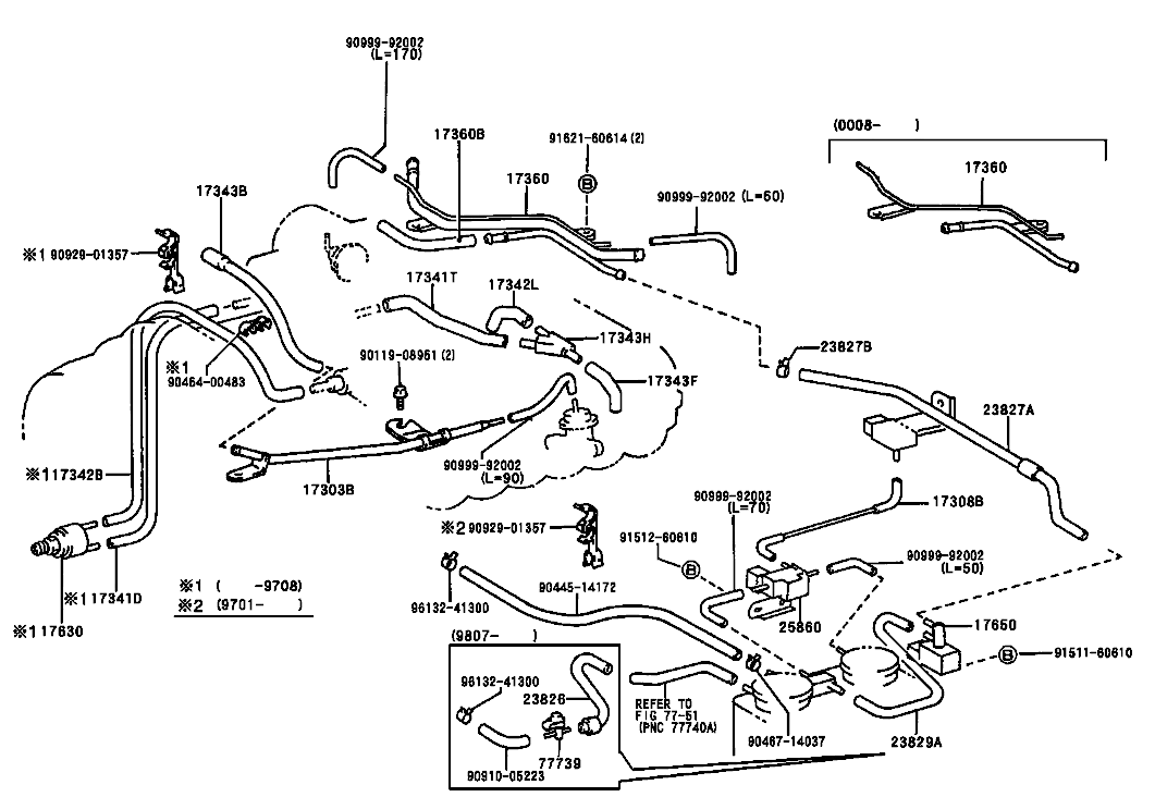 Diagram 1992 Toyota 3400 Engine Vacuum Hose Diagram