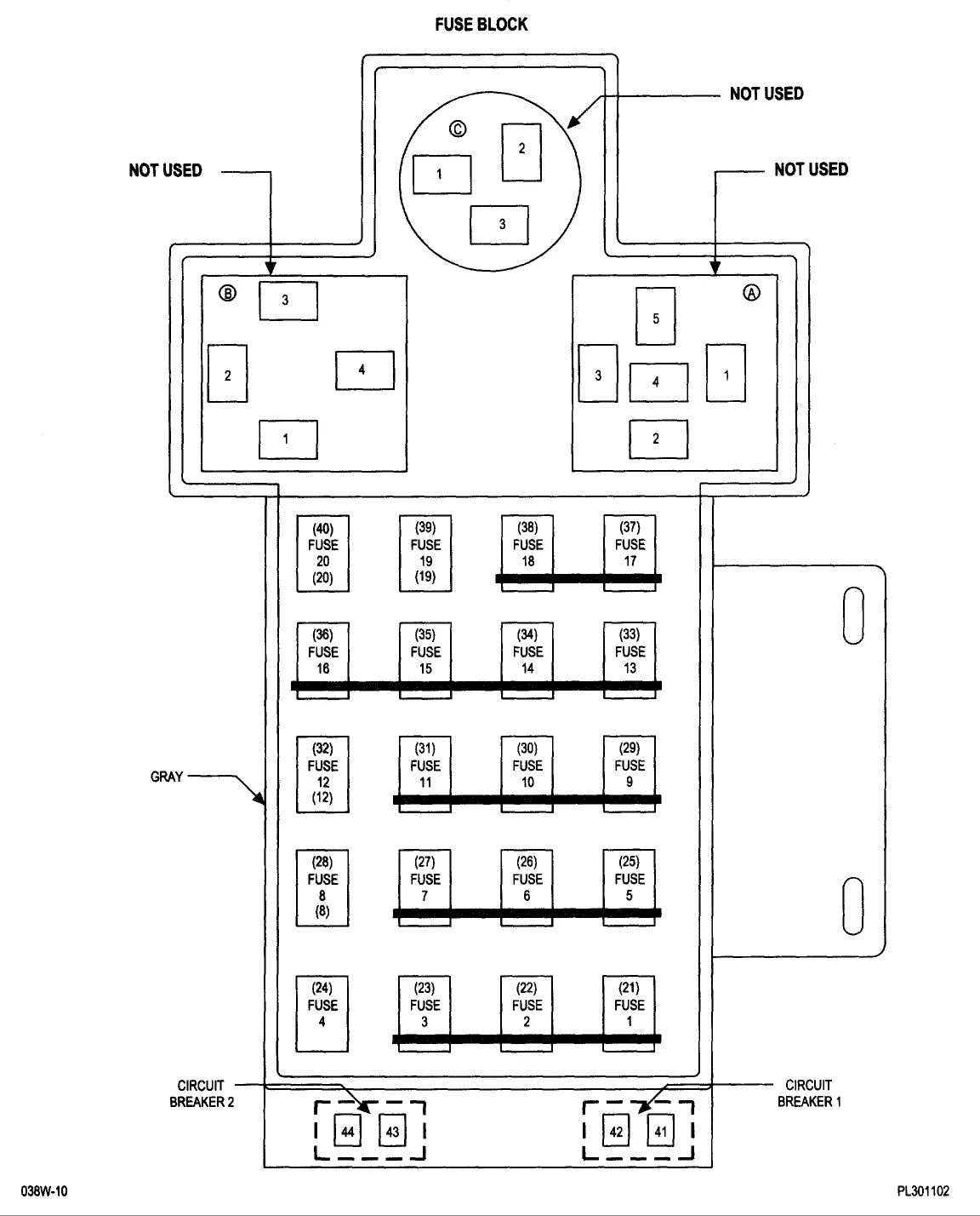 Diagram 1993 Dakota Fuse Block Diagram