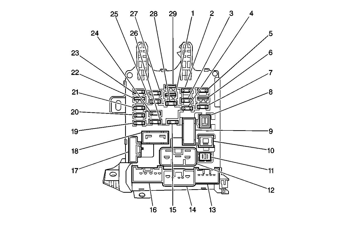 Diagram 1993 Geo Metro Fuse Block Diagram