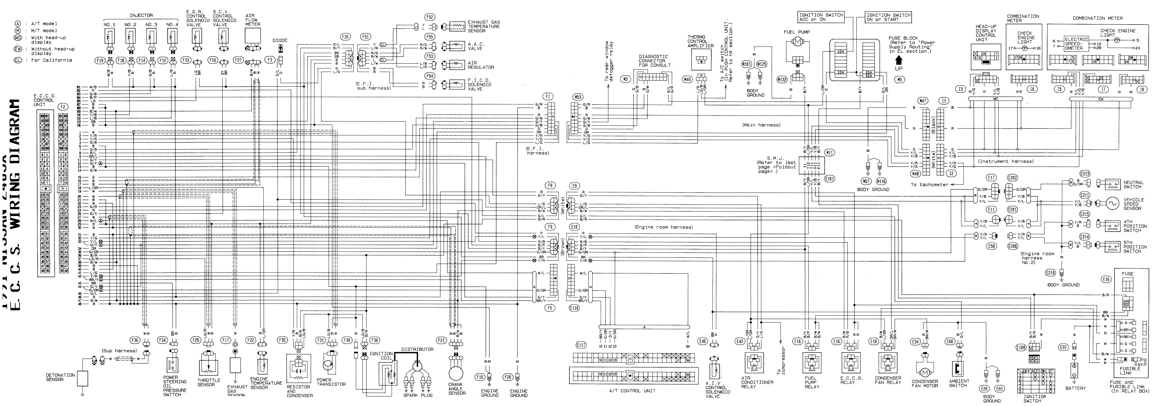 Diagram 1993 Nissan 240Sx Electrical Wiring Diagrams Manual