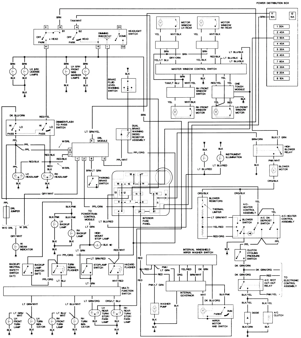 Diagram 1994 Acura Integra Radio Wiring Diagram