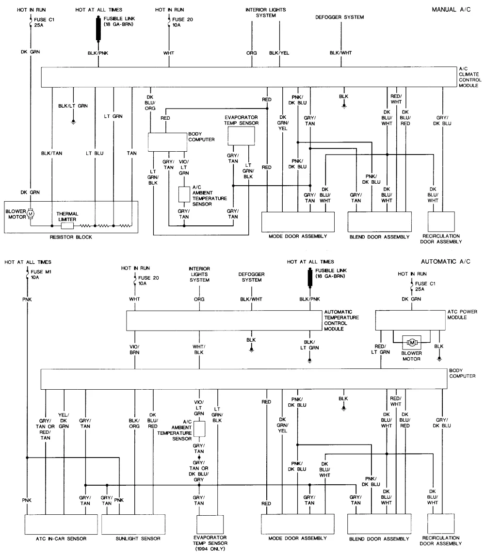 Diagram 1994 Chrysler Concorde Wiring Diagrams