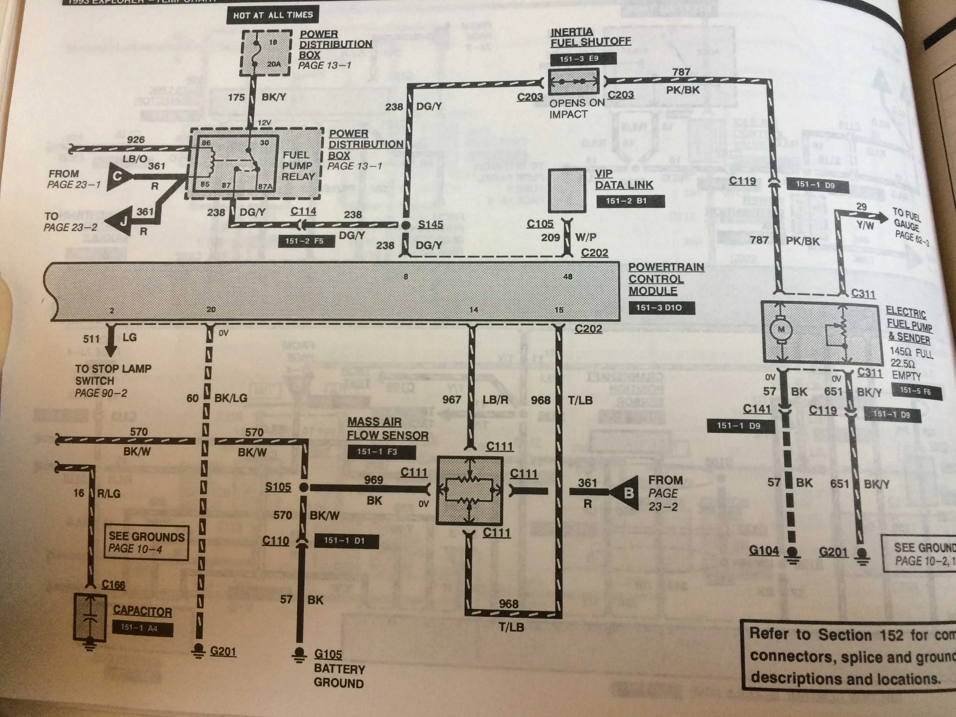 Diagram 1994 Ford Explorer Fuel System Diagram