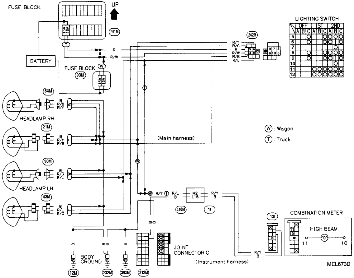 Diagram 1994 Nissan D21 Hardbody Wiring Diagrams