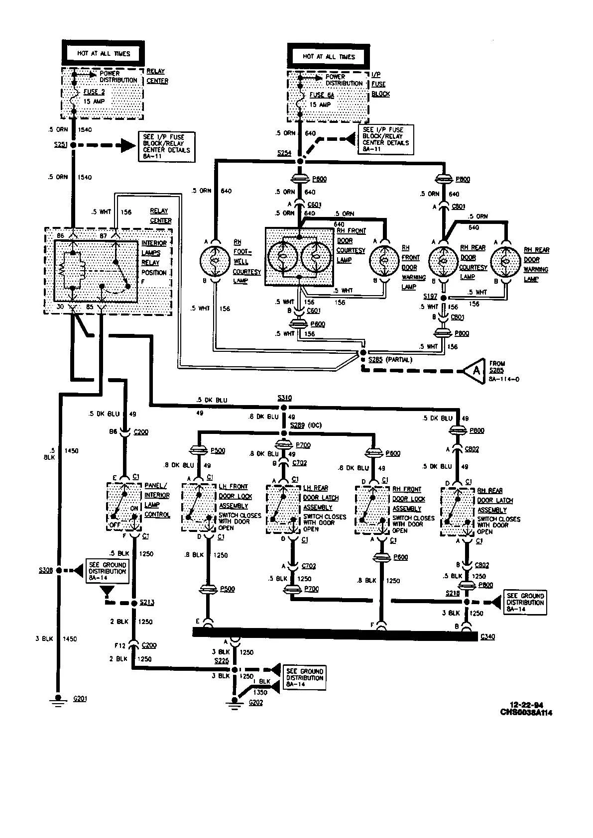 Diagram 1995 Buick Lesabre Wiring Diagram Ignition Switch Wiring