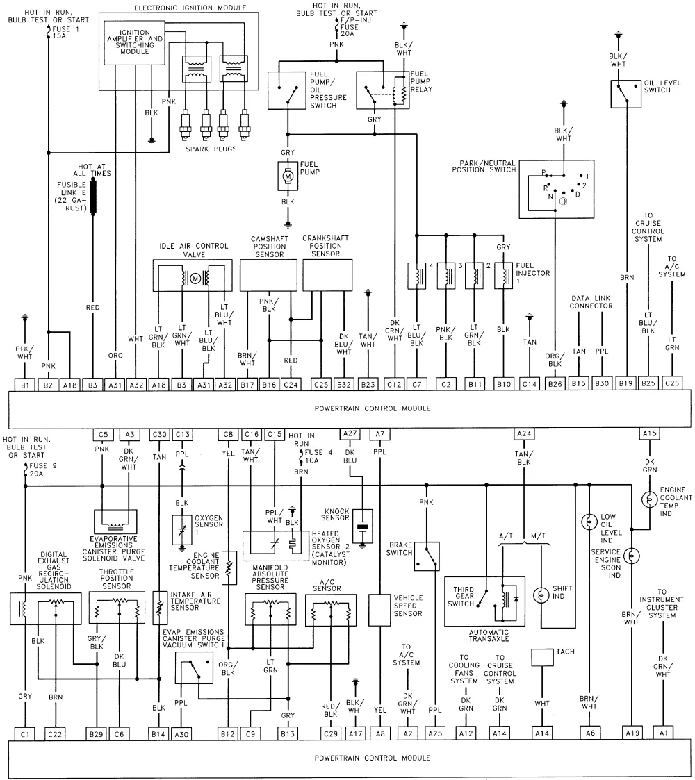 Diagram 1995 Chevy Corsica Wiring Diagram