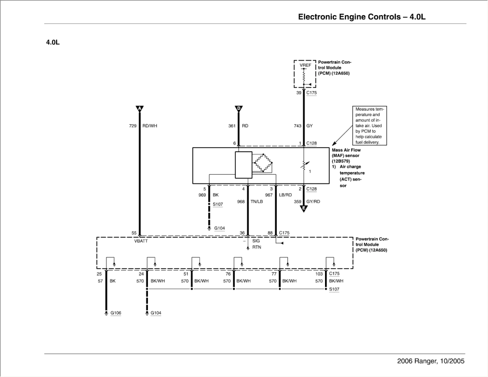 Diagram 1995 Ford Mustang Maf Wiring Diagrams