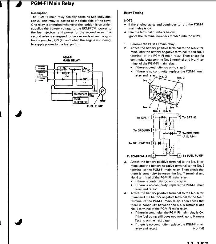 Diagram 1995 Honda Civic Fuel Pump Relay Wiring Diagram