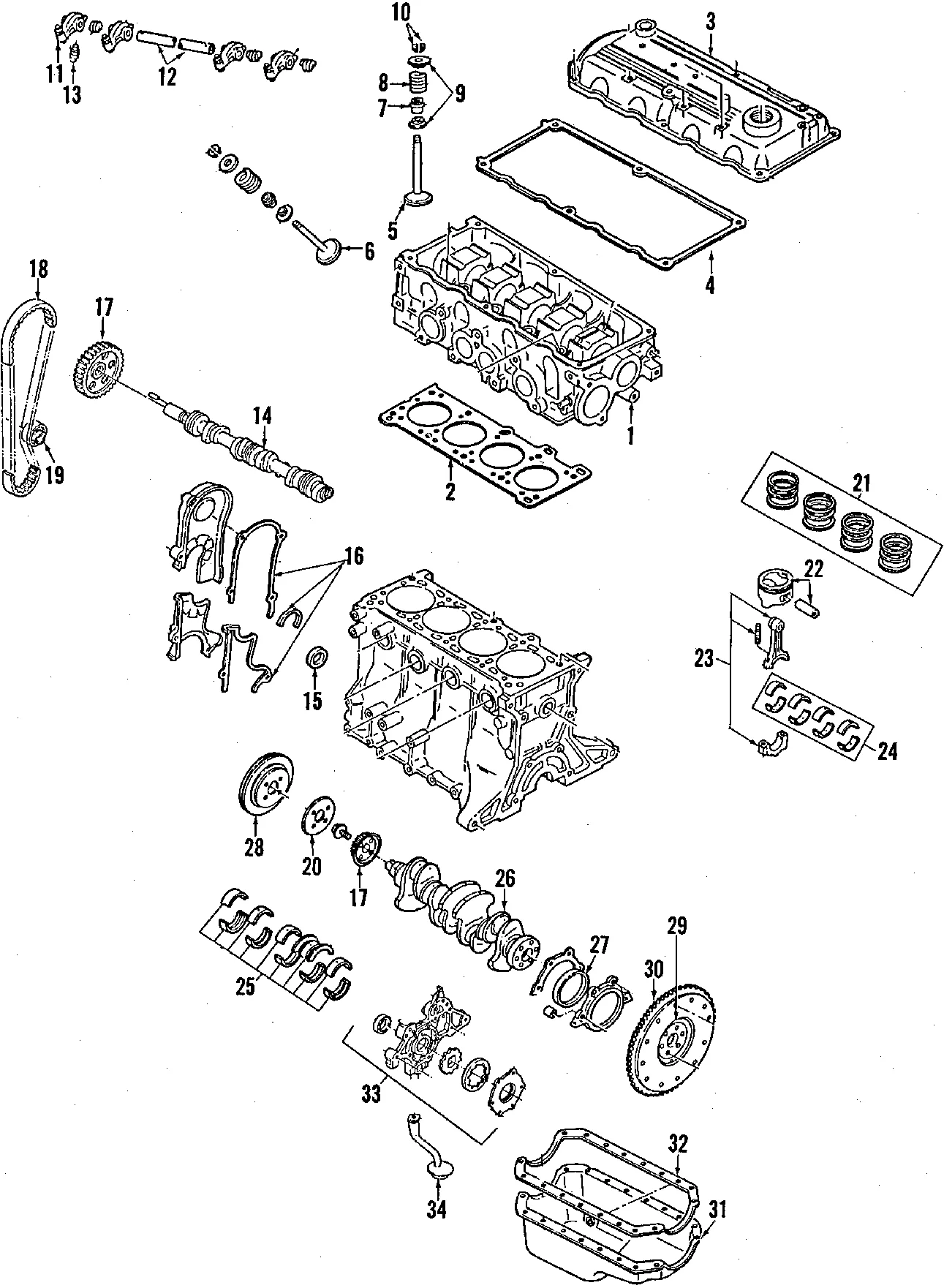 Diagram 1995 Mercury Tracer Engine Diagram