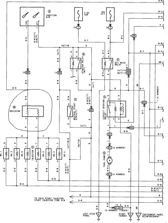 Diagram 1995 Toyota 4Runner Engine Diagram