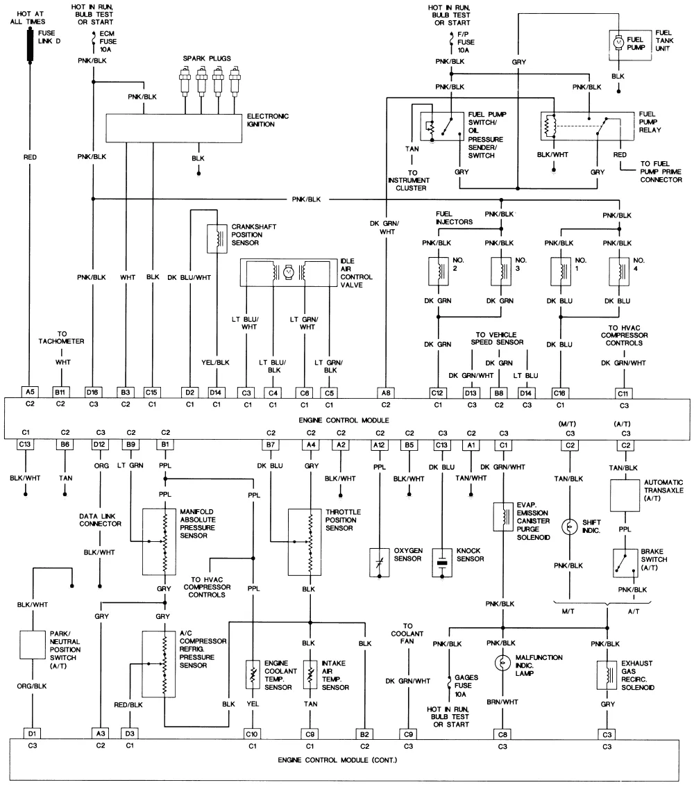 Diagram 1996 Cavalier Alternator Wiring Diagram