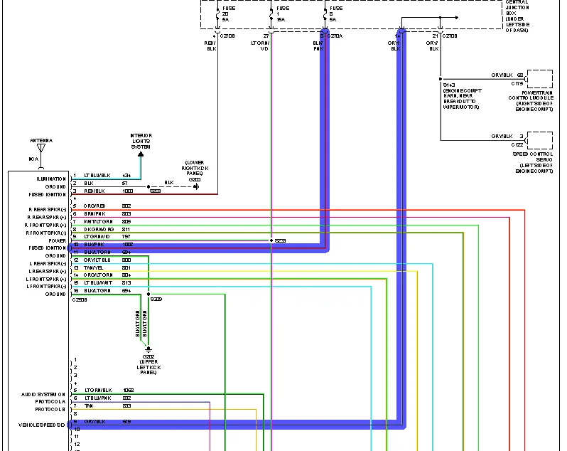 Diagram 1996 Ford F150 Radio Wiring Color Diagram