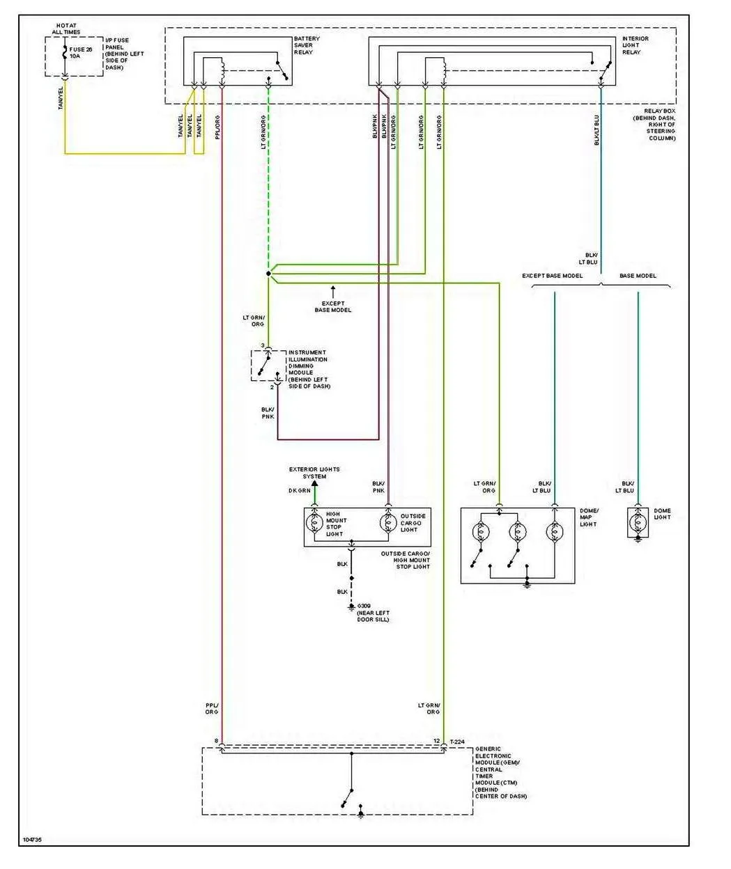 Diagram 1996 Mazda Millenia Wiring Diagram And Electrical System