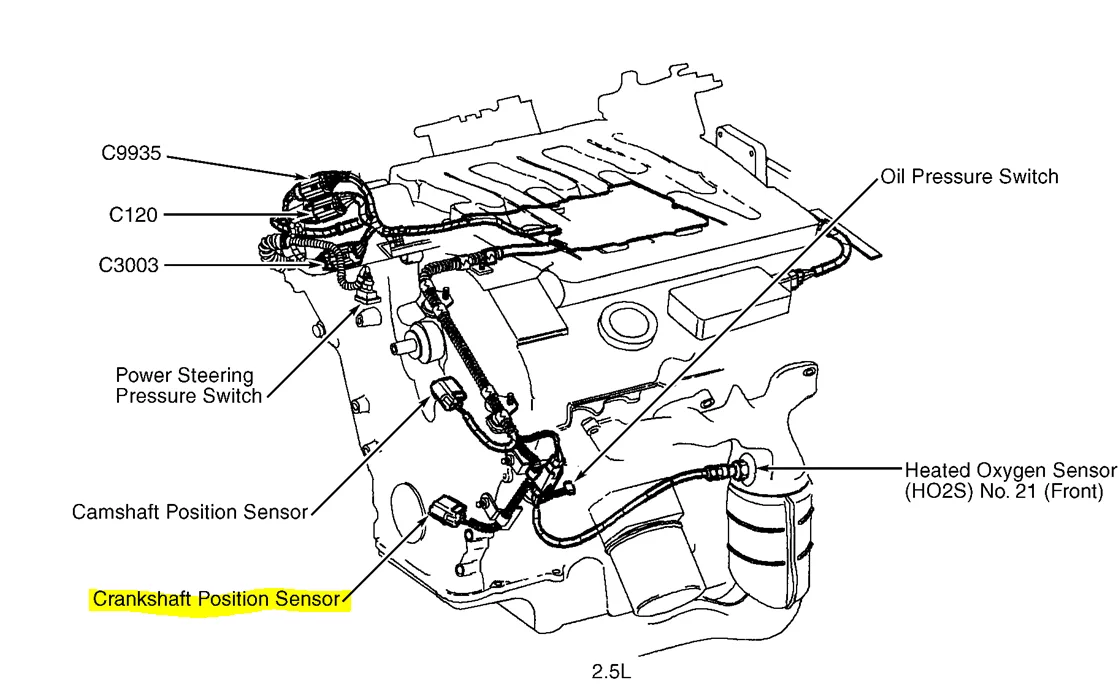 Diagram 1996 Mercury Cougar Engine Diagram