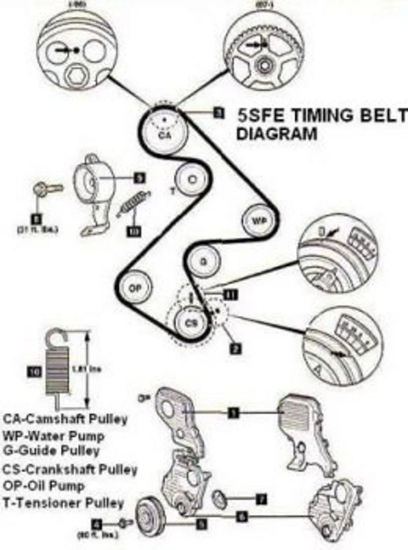 Diagram 1996 Toyota Camry Engine Timing Diagram