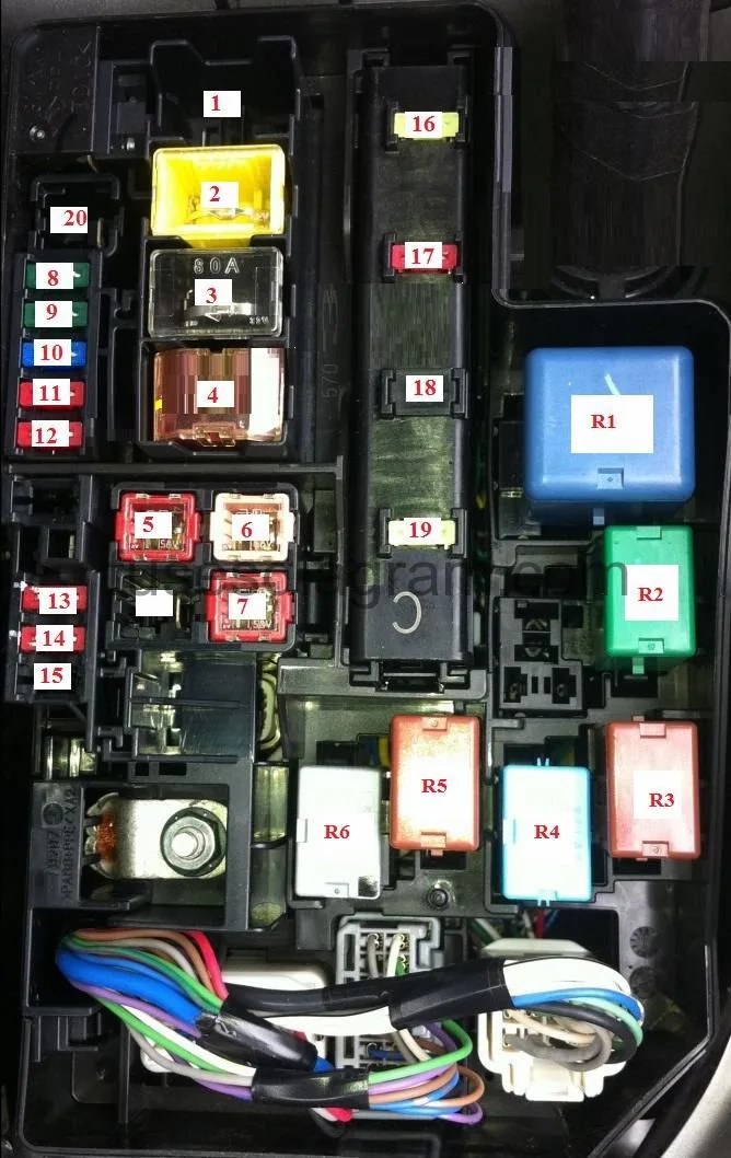 Diagram 1996 Toyota Rav4 Fuse Box Diagram