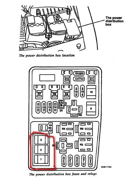Diagram 1997 Ford Contour Fuse Diagram
