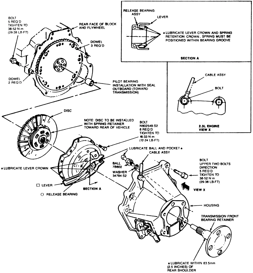 Diagram 1997 Ford Ranger Clutch Diagram