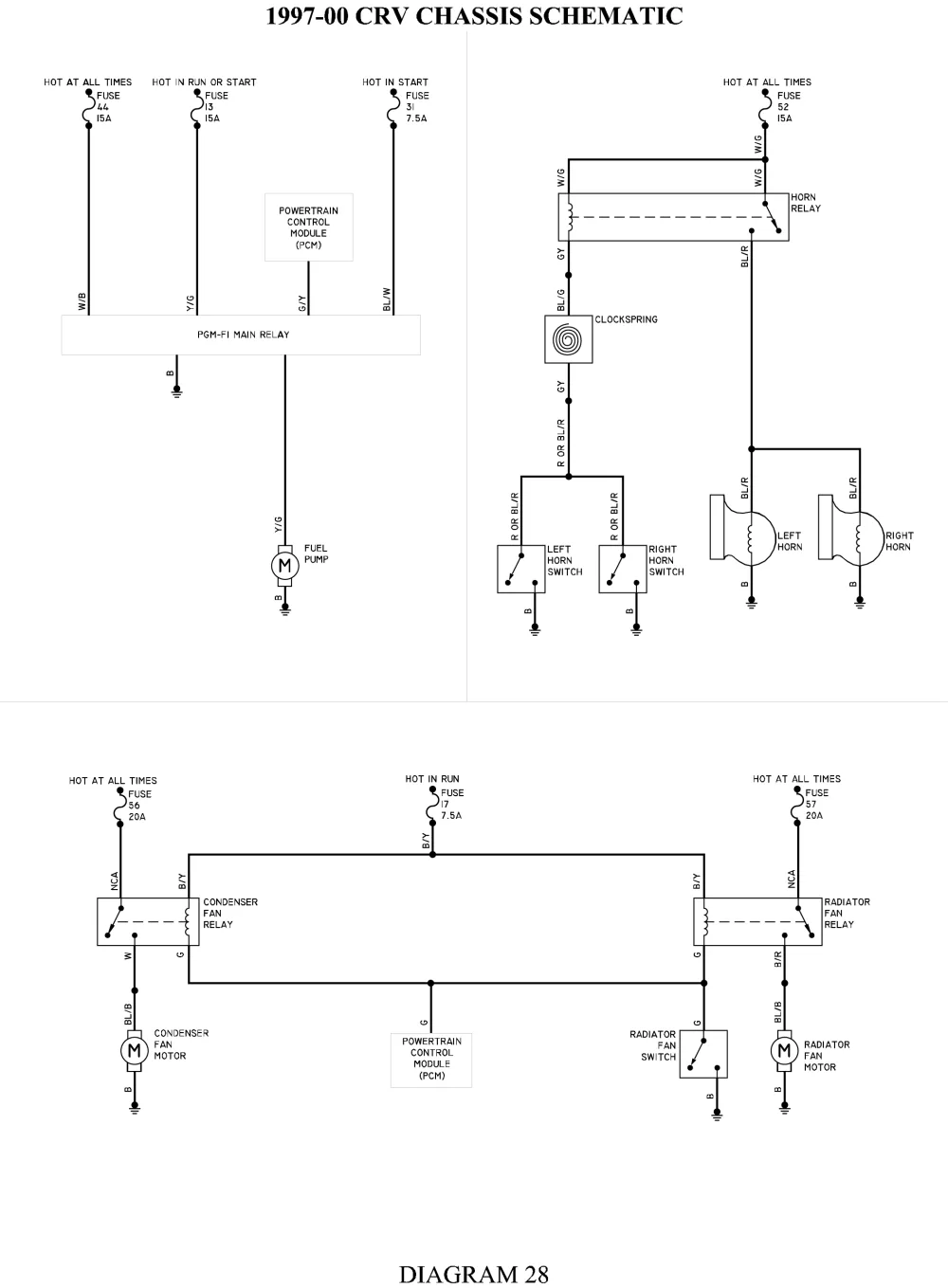 Diagram 1997 Honda Civic Horn Wiring Diagram