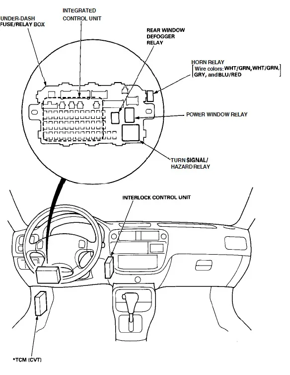 Diagram 1997 Honda Civic Horn Wiring Diagram