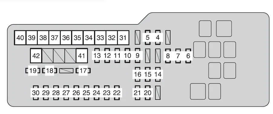 Diagram 1997 Toyota Camry Le Fuse Box Diagram