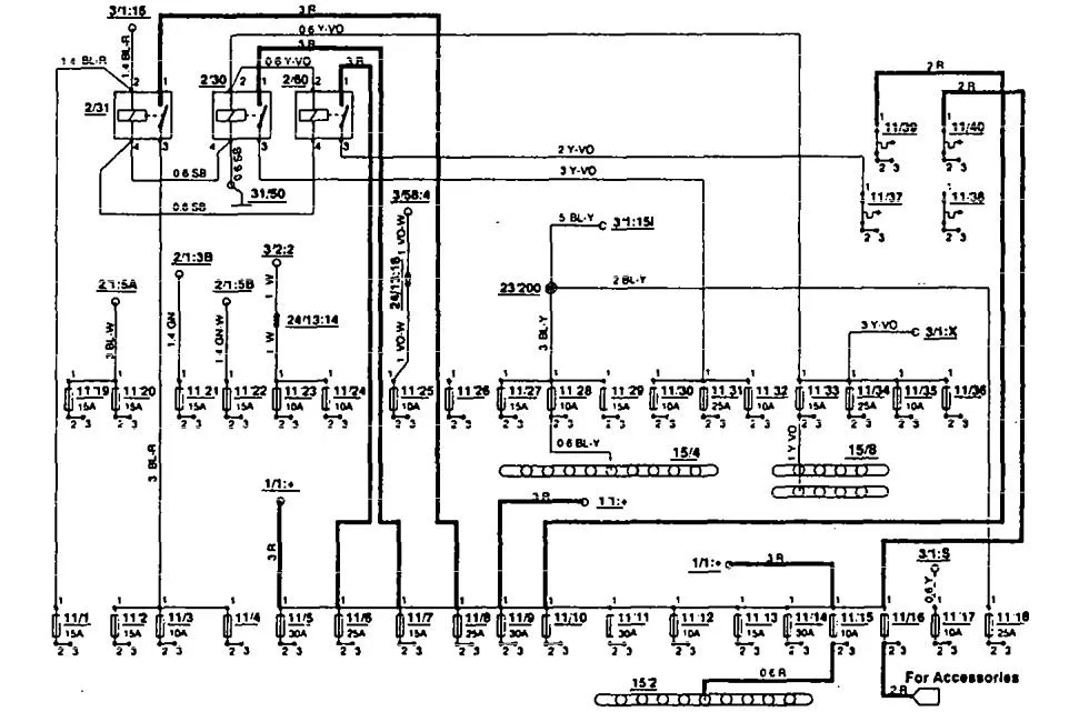 Diagram 1997 Volvo 850 Fuse Box Diagram