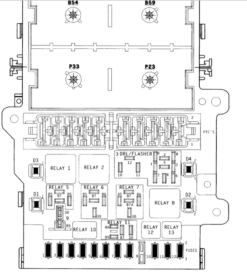Diagram 1998 Caravan Fuse Diagram