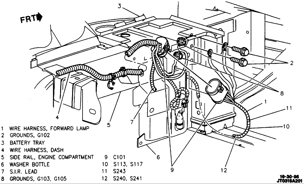Diagram 1998 Chevy Cavalier Headlight Wiring Diagram
