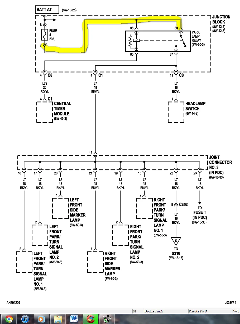 Diagram 1998 Dodge Dakota Wiring Diagrams