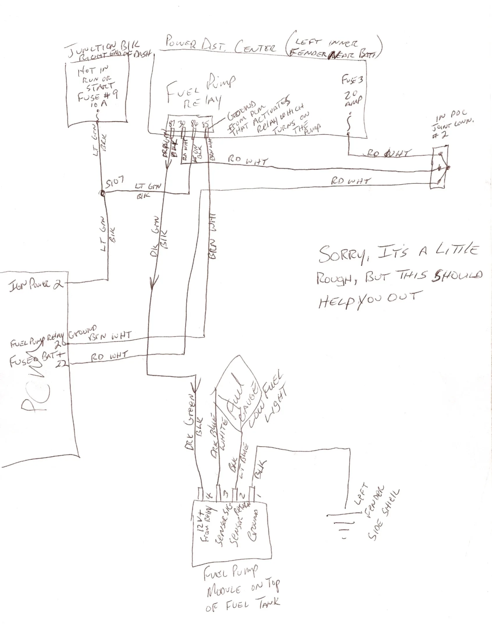 Diagram 1998 Dodge Ram 2500 Gas Wiring Diagram