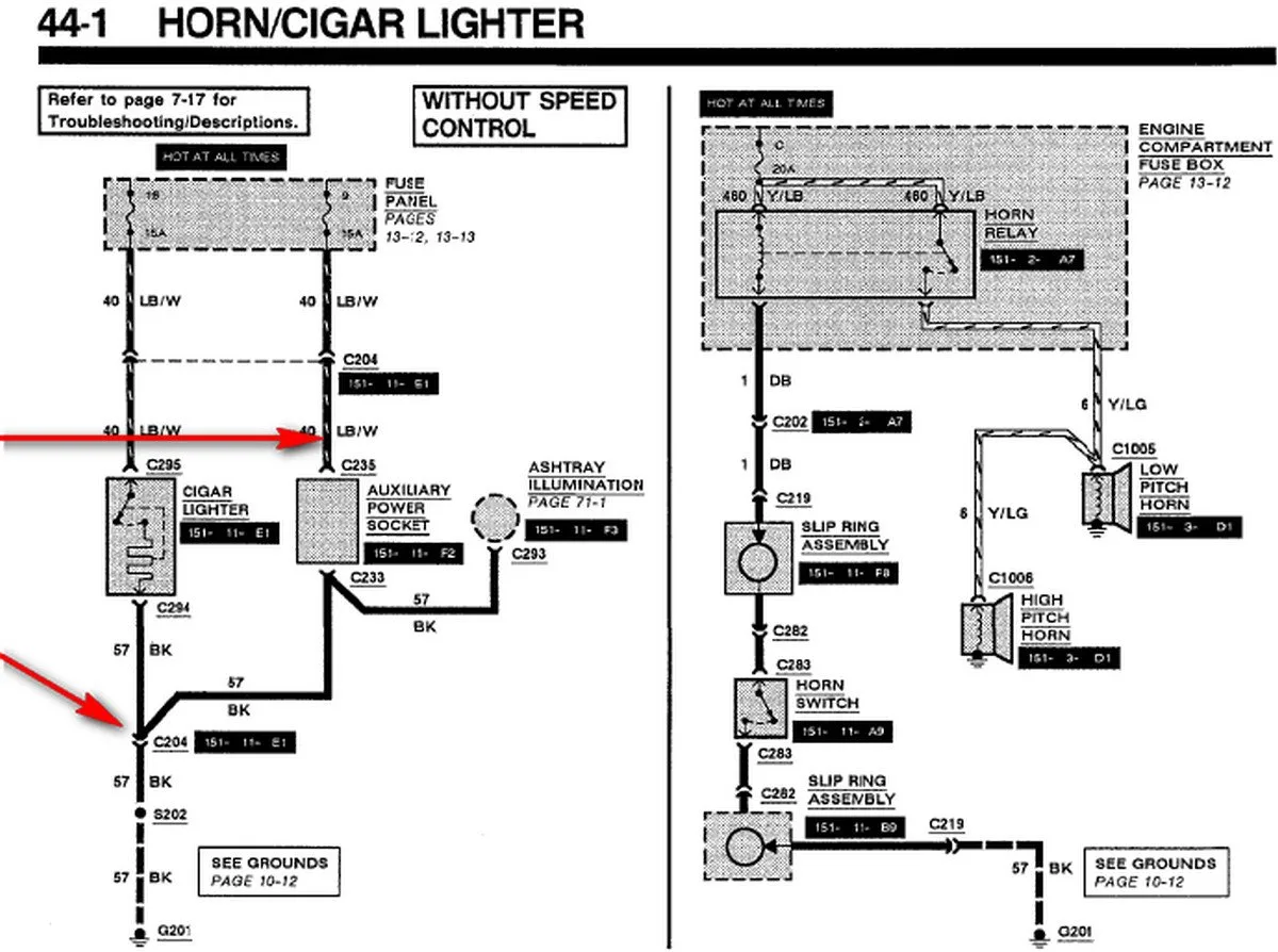 Diagram 1998 F150 Cigarette Lighter Wiring Diagram