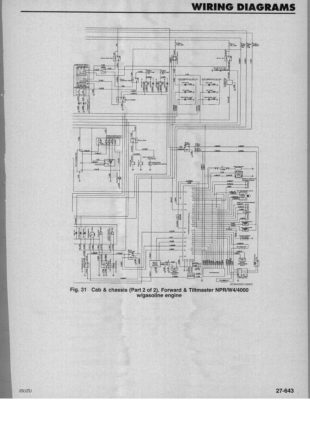 Diagram 1998 Isuzu Wiring Diagrams