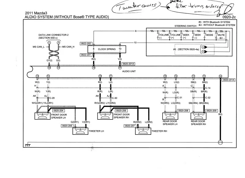 Diagram 1998 Mazda Protege Wiring Diagram Manual Original