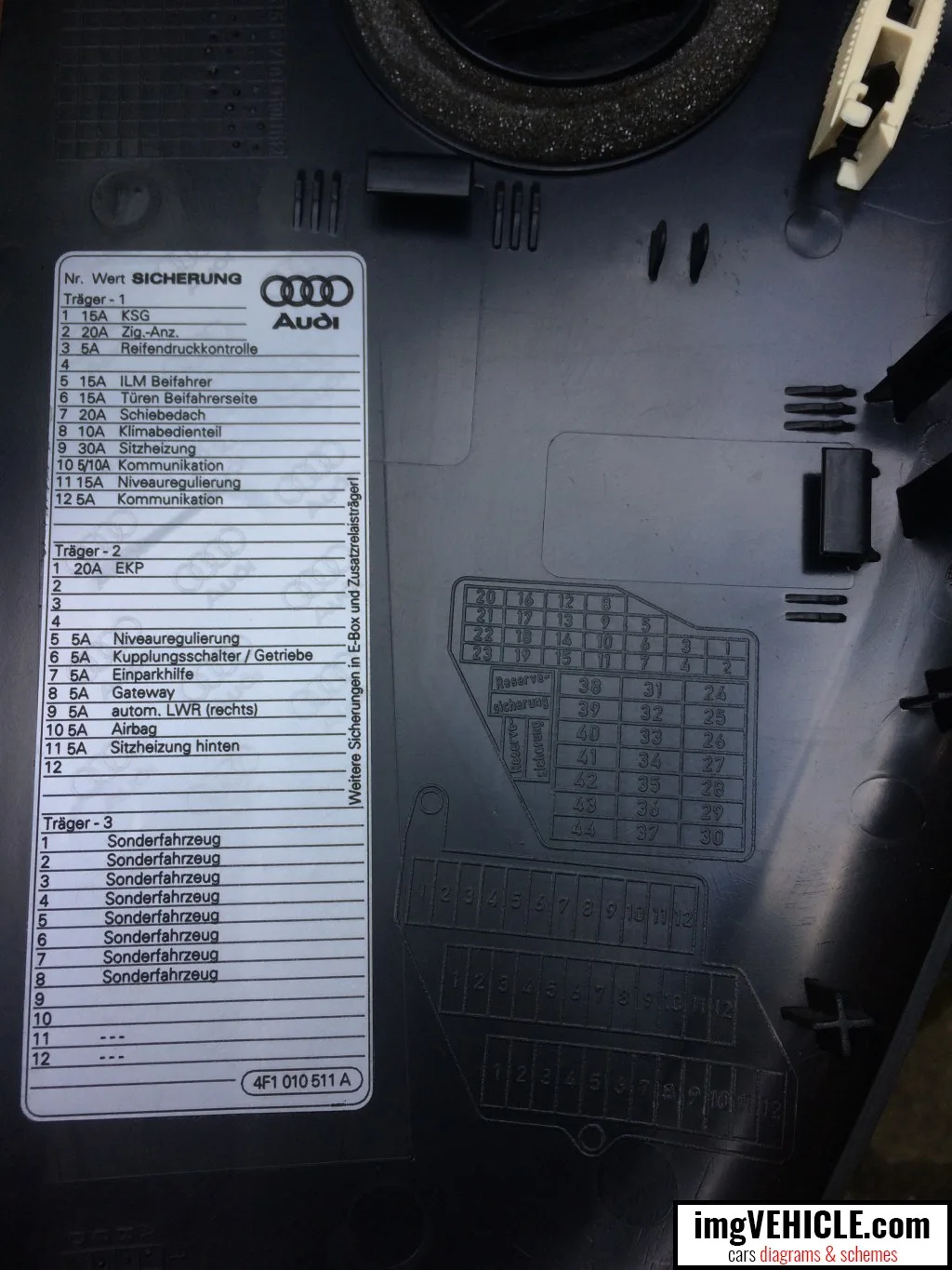 Diagram 1999 Audi A4 Fuse Box Diagram
