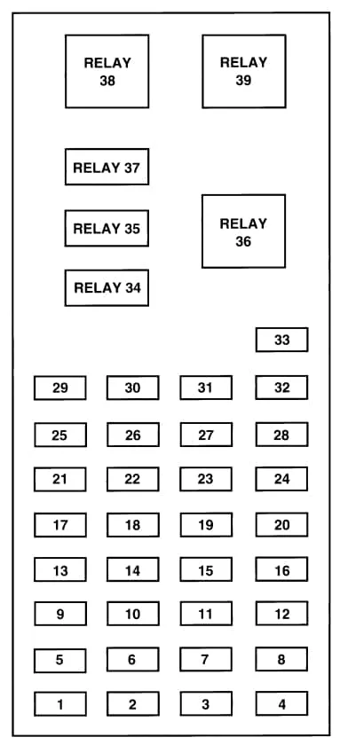 Diagram 1999 Ford Taurus Fuse Box Diagram